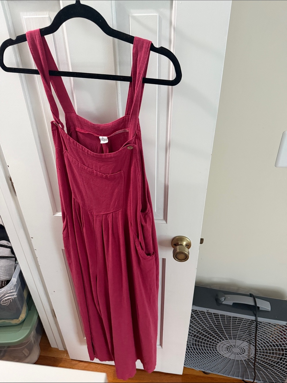 Women’s Pink Sleeveless Romper Jumpsuit with Pockets